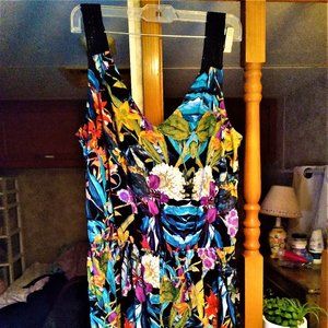 EUC!  SUMMER ROMPER SIZE LARGE MULTI-COLORED